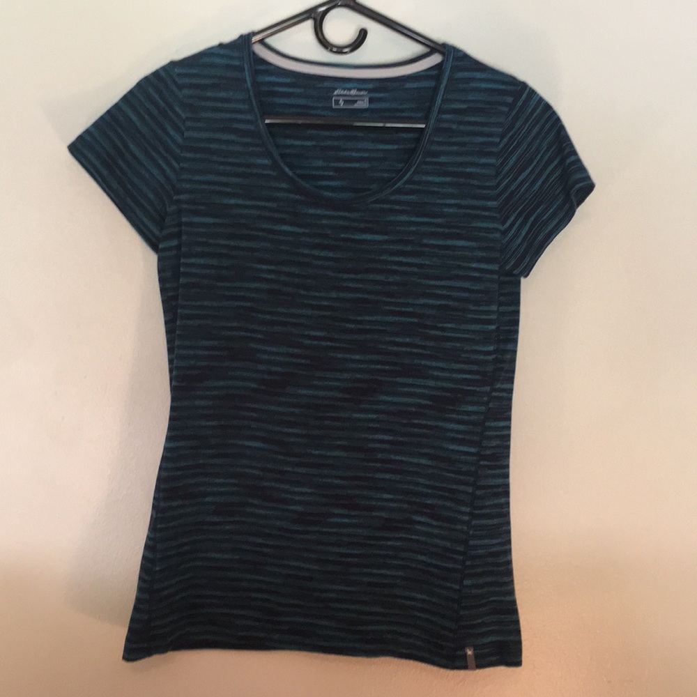 Eddie Bauer Womens Lookout T-Shirt Space Dye